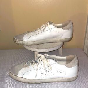 Sam Edelman women’s 9 sneakers shoes aubrie trendy dirty White fashion
